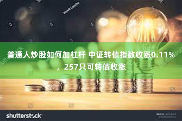 普通人炒股如何加杠杆 中证转债指数收涨0.11%，257只可转债收涨
